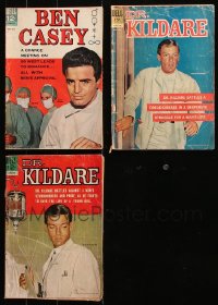9d062 LOT OF 3 BEN CASEY AND DR. KILDARE COMIC BOOKS 1960s Vince Edwards & Richard Chamberlain!