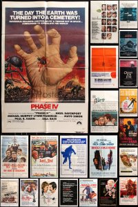 9d154 LOT OF 30 FOLDED ONE-SHEETS 1960s-1980s great images from a variety of different movies!