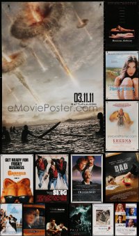 9d490 LOT OF 18 UNFOLDED SINGLE-SIDED MOSTLY 27X40 ONE-SHEETS 1980s-2010s cool movie images!