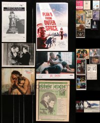 9d087 LOT OF 32 MISCELLANEOUS ITEMS 1910s-2010s from a variety of movies spanning 100 years!