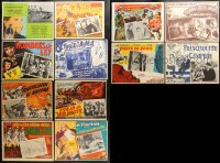 9d337 LOT OF 12 MEXICAN LOBBY CARDS 1940s-1970s great scenes from a variety of different movies!