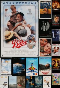9d482 LOT OF 21 UNFOLDED DOUBLE-SIDED MOSTLY 27X40 ONE-SHEETS 1990s-2010s cool movie images!