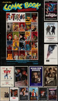 9d491 LOT OF 18 UNFOLDED SINGLE-SIDED 27X41 ONE-SHEETS 1980s-1990s a variety of cool movie images!