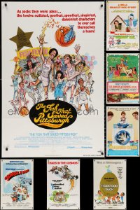 9d178 LOT OF 9 FOLDED ONE-SHEETS 1970s-1990s great images from a variety of different movies!