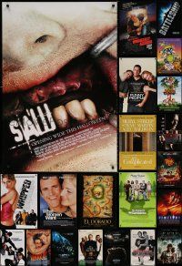 9d476 LOT OF 23 UNFOLDED DOUBLE-SIDED MOSTLY 27X40 ONE-SHEETS 2000s-2010s cool movie images!