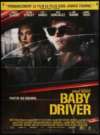 9f614 BABY DRIVER French 1p 2017 Ansel Elgort in the title role, directed by Edgar Wright!