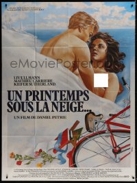 9f621 BAY BOY French 1p 1985 art of topless Liv Ullmann, introducing Kiefer Sutherland!