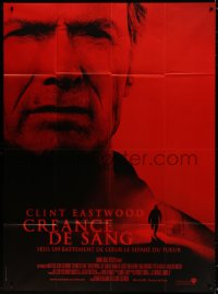 9f638 BLOOD WORK French 1p 2002 super close image of star and director Clint Eastwood!