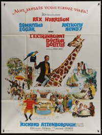 9f694 DOCTOR DOLITTLE French 1p 1967 Rex Harrison speaks with animals, directed by Richard Fleischer!