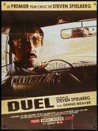 9f699 DUEL French 1p R2008 Steven Spielberg, different image of Dennis Weaver in car!