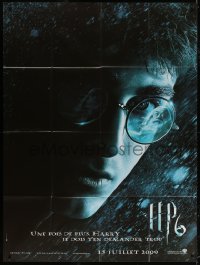9f747 HARRY POTTER & THE HALF-BLOOD PRINCE teaser French 1p 2009 super c/u of Daniel Radcliffe!