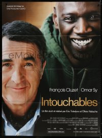 9f772 INTOUCHABLES French 1p 2012 great close portrait of Francois Cluzet & Omar Sy!