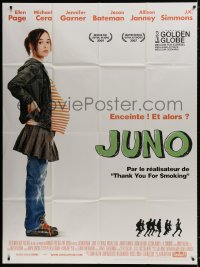 9f791 JUNO French 1p 2008 full-length image of pregnant teen Ellen Page, Jason Reitman directed!
