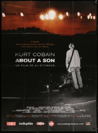 9f797 KURT COBAIN ABOUT A SON French 1p 2008 cool image of Nirvana lead singer on stage!