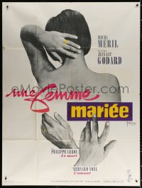 9f835 MARRIED WOMAN French 1p 1965 Jean-Luc Godard's Une femme mariee, controversial sex triangle!