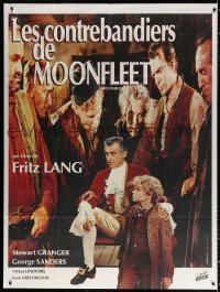 9f848 MOONFLEET French 1p R1990s Fritz Lang, Stewart Granger, George Sanders, different image!