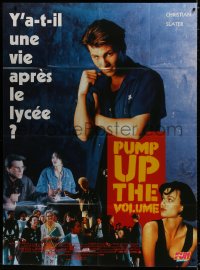 9f885 PUMP UP THE VOLUME French 1p 1990 Christian Slater, Seth Green, Andy Romano, Samantha Mathis
