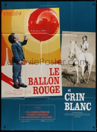 9f895 RED BALLOON/WHITE MANE French 1p 2007 two children's classics by Albert Lamorisse!