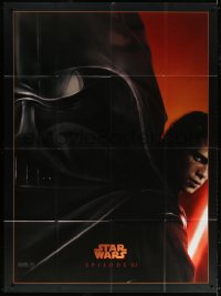 9f901 REVENGE OF THE SITH teaser French 1p 2005 Star Wars Episode III, Struzan, Darth Vader!