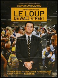 9f990 WOLF OF WALL STREET teaser French 1p 2013 Martin Scorsese directed, Leonardo DiCaprio!