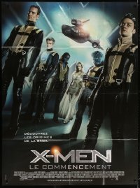 9f994 X-MEN: FIRST CLASS French 1p 2011 James McAvoy as Charles Xavier, Marvel sci-fi!