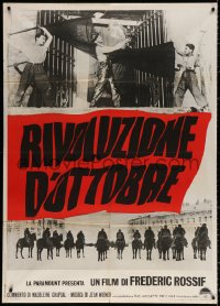 9f472 OCTOBER REVOLUTION Italian 1p 1967 historical documentary about Russian communist uprising!