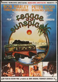 9f493 REGGAE SUNSPLASH II Italian 1p 1979 Peter Tosh, Third World Band, Burning Spear & Bob Marley!