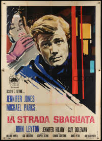 9f247 IDOL Italian 2p 1967 different art of older Jennifer Jones & her young lover Michael Parks!