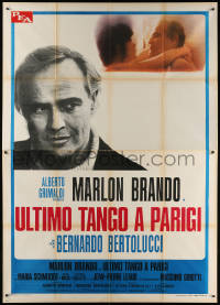 9f257 LAST TANGO IN PARIS Italian 2p R1970s Marlon Brando, Maria Schneider, Bernardo Bertolucci