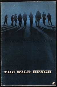 9f189 WILD BUNCH pressbook 1969 Sam Peckinpah cowboy classic, William Holden & Ernest Borgnine