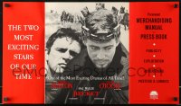 9f079 BECKET die-cut pressbook 1964 Richard Burton in the title role, Peter O'Toole as the King!