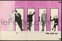 9f088 BOYS' NIGHT OUT pressbook 1962 James Garner, Tony Randall, sexy Kim Novak, Janet Blair!