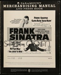 9f099 COME BLOW YOUR HORN/JOKER IS WILD pressbook 1966 Frank Sinatra in 2 of his all time swingers!