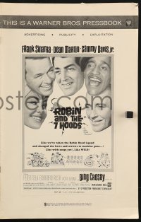 9f162 ROBIN & THE 7 HOODS pressbook 1964 Frank Sinatra, Dean Martin, Sammy Davis Jr, Bing Crosby