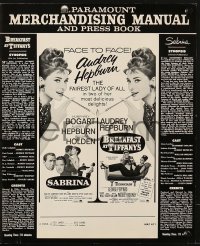 9f164 SABRINA /BREAKFAST AT TIFFANY'S pressbook 1965 Audrey Hepburn is the fairest lady of them all!