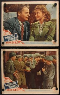 9g850 AMERICAN ROMANCE 2 LCs 1944 Brian Donlevy, Ann Richards, directed by King Vidor!