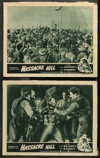 9g886 EUREKA STOCKADE 2 LCs 1949 Australian Gold Rush epic, Chips Rafferty, Massacre Hill!