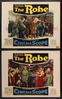 9g950 ROBE 2 LCs 1953 Henry Koster, cool images of Richard Burton & cast, sword-and-sandal!