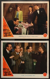 9g963 SHADOW OF THE THIN MAN 2 LCs 1941 William Powell, Donna Reed, Dickie Hall & Asta the Dog!