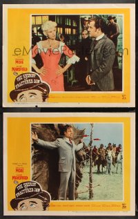 9g974 SHERIFF OF FRACTURED JAW 2 LCs 1959 sexy burlesque dancer Jayne Mansfield, Kenneth More