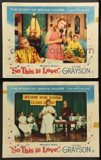 9g984 SO THIS IS LOVE 2 LCs 1953 sexy Kathryn Grayson in the story of Grace Moore!