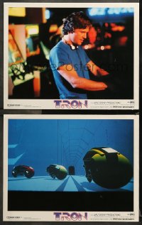 9g993 TRON 2 LCs 1982 Walt Disney sci-fi fx, Jeff Bridges in video game, cool fx!