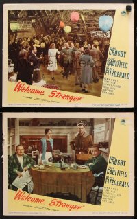 9g998 WELCOME STRANGER 2 LCs 1947 Bing Crosby, Joan Caulfield & Barry Fitzgerald!