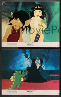 9g494 WIZARDS 7 color 11x14 stills 1977 Ralph Bakshi directed animation, cool fantasy images!