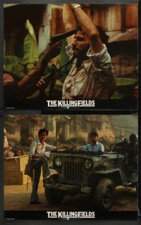 9g205 KILLING FIELDS 8 English LCs 1984 Sam Waterston, John Malkovich, Cambodian Civil War!