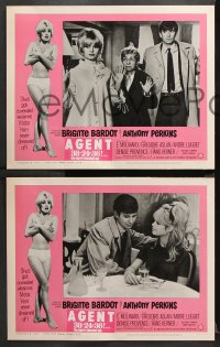 9g033 AGENT 38-24-36 8 LCs 1965 sexy Brigitte Bardot, Anthony Perkins, A Ravishing Idiot!!