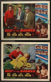 9g421 BEST OF THE BADMEN 7 LCs 1951 Robert Ryan, Claire Trevor, Buetel, Preston, Brennan, outlaws!