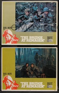 9g074 BRIDGE AT REMAGEN 8 LCs 1969 George Segal, Robert Vaughn, Ben Gazzara, cool WWII action images