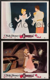 9g592 CINDERELLA 5 LCs R1957 Disney's classic musical cartoon, the greatest love story ever told!