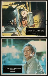 9g094 CLOSE ENCOUNTERS OF THE THIRD KIND 8 LCs 1977 Steven Spielberg sci-fi classic, Dreyfuss!